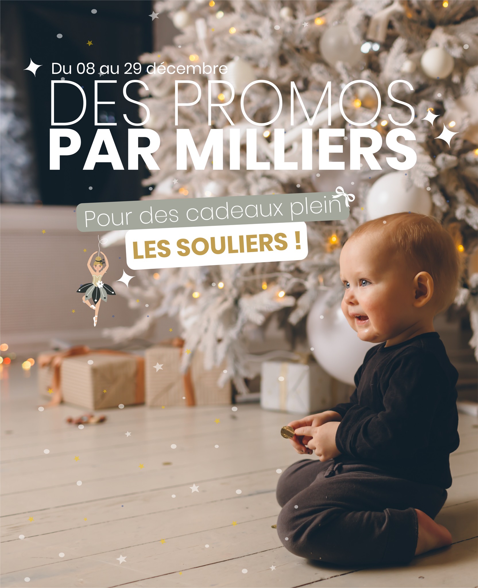MaRécréation – Lot De 60 Billes 16 Mm – Noël Magique – Pour Petits Et Grands – Cadeau Intemporel