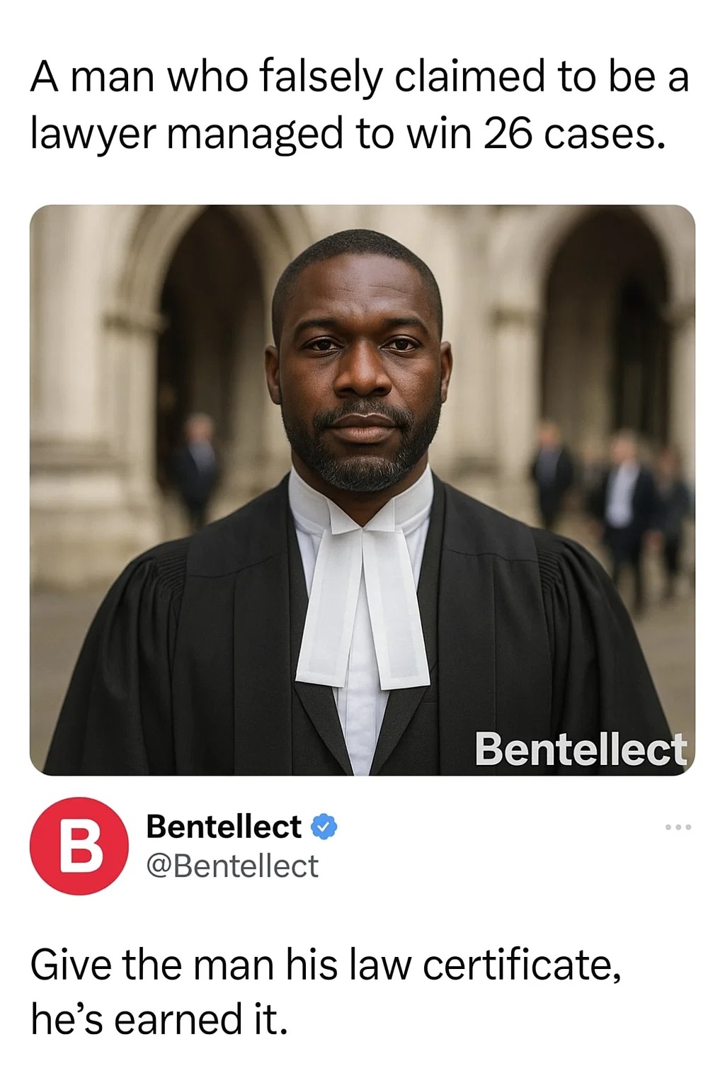 Bentellect - Bro completed law school in real life mode 💀📚 | Facebook