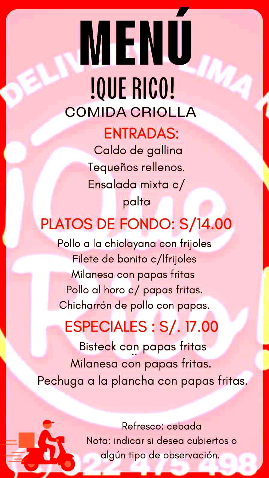Restaurante Que Rico | Lima