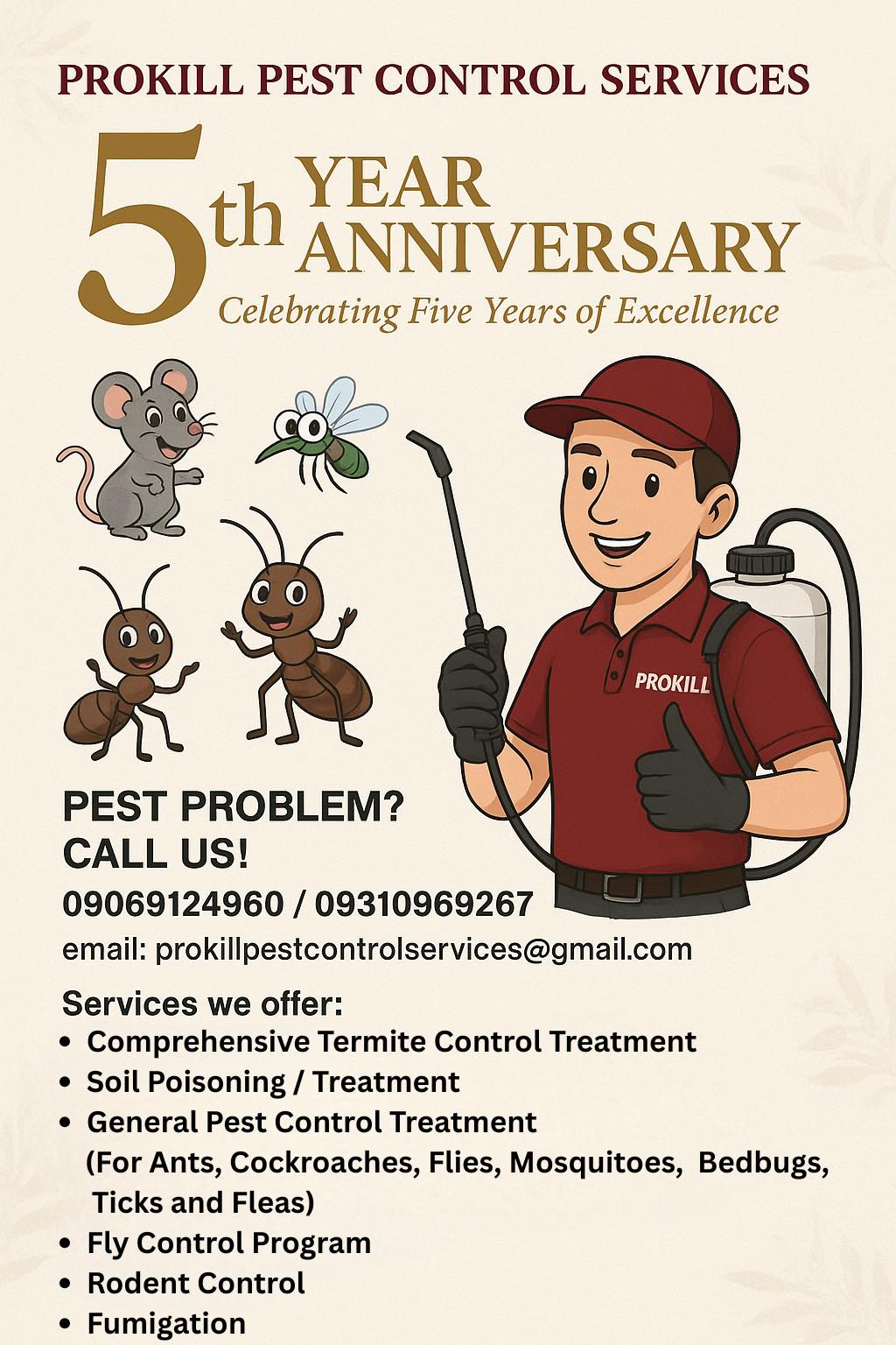 Prokill Pest Control Services | Los Baños