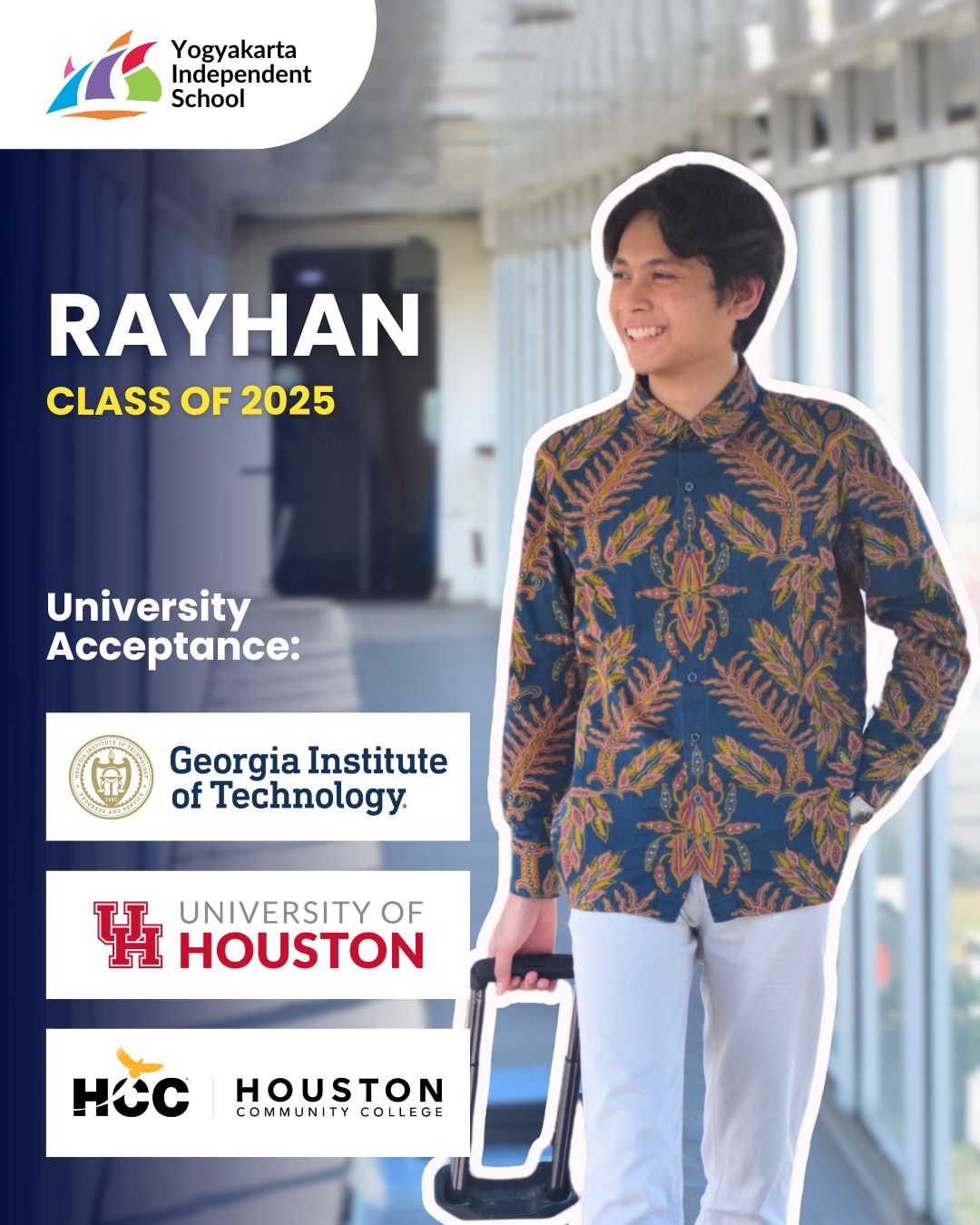 We are thrilled to share that Rayhan, one of our outstanding Grade 12 ...