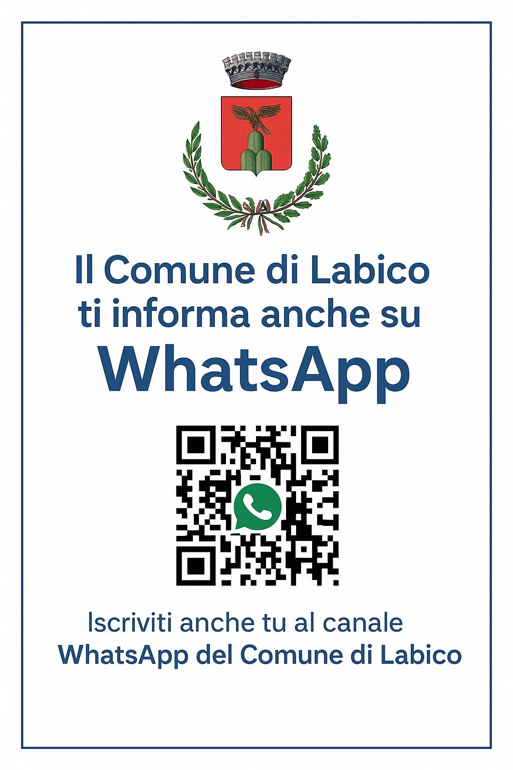 Comune - 📢 Il Comune di Labico anche su WhatsApp! Il Comune di Labico ...