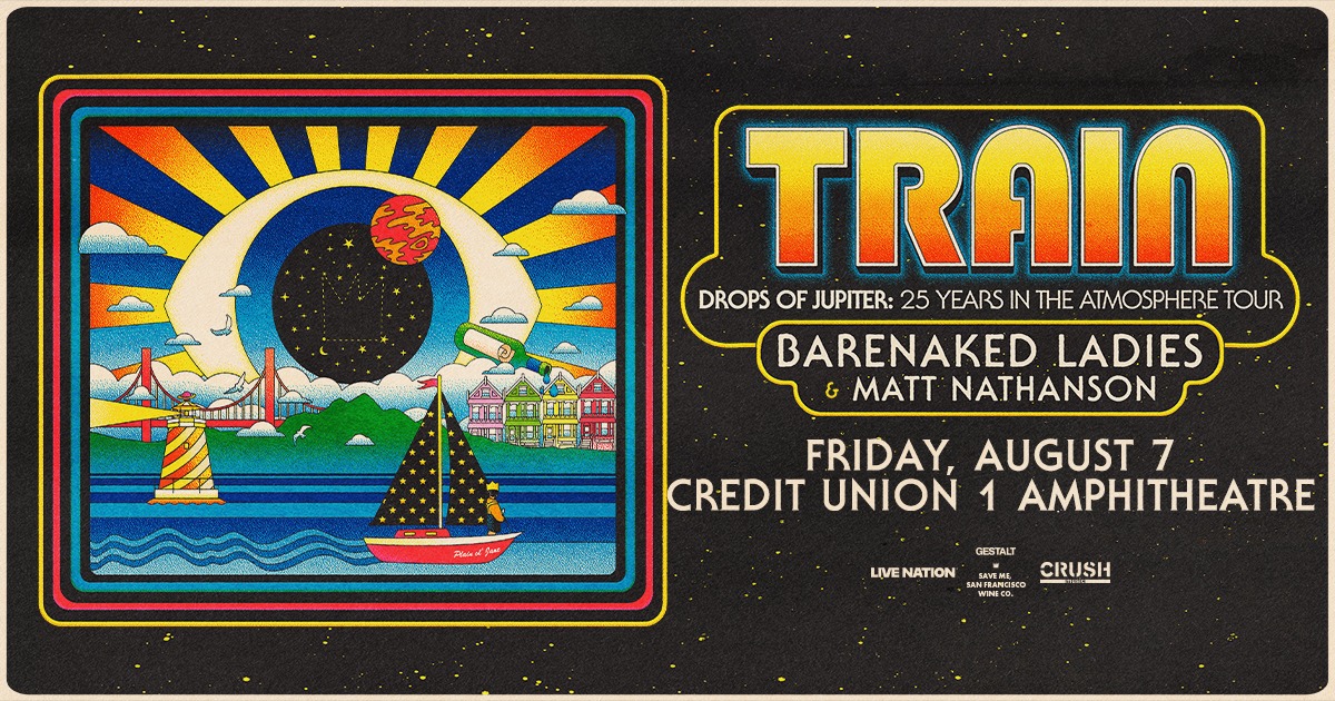 TRAIN is coming to the Xfinity Center with BARENAKED LADIES & MATT