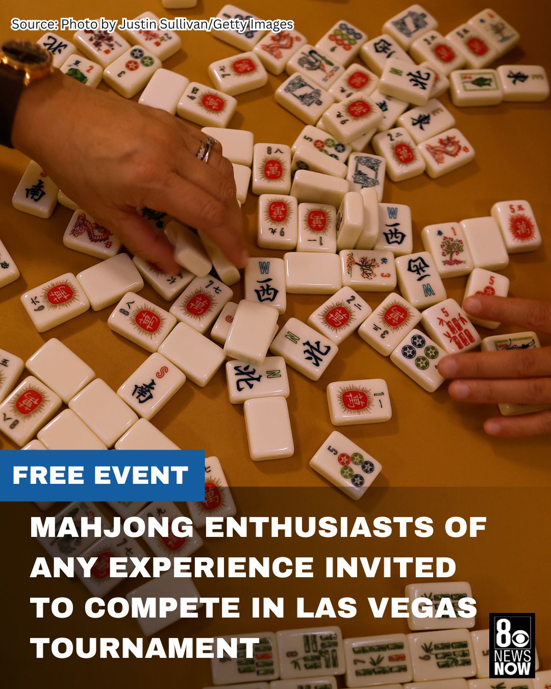 8 News - Las Vegas will soon be host to new and experienced mahjong ...