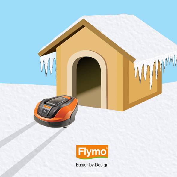 Flymo - Many of us feel sleepy in winter, but your robotic...