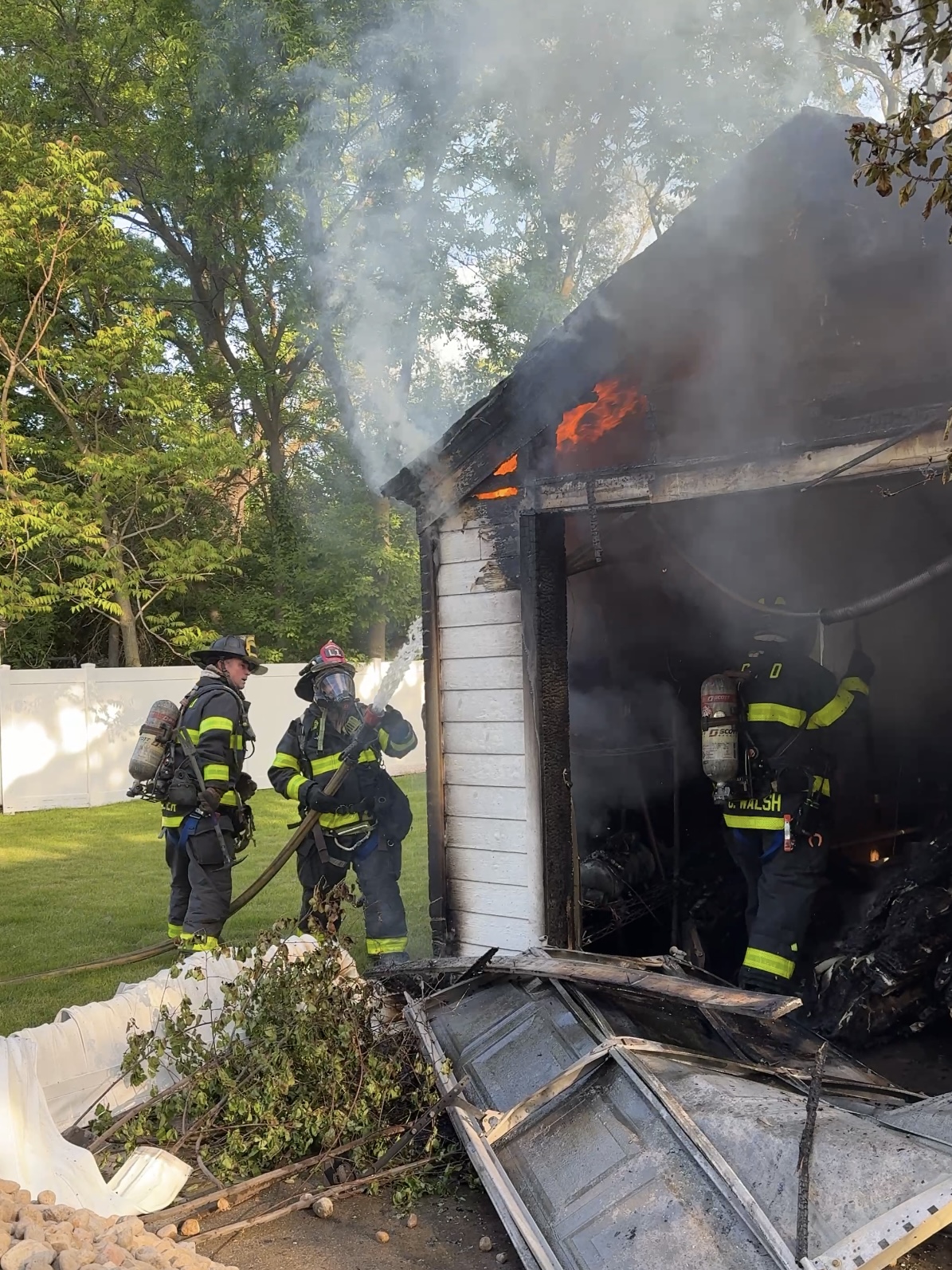 Grand - Grand Rapids firefighters were dispatched to a garage fire in ...