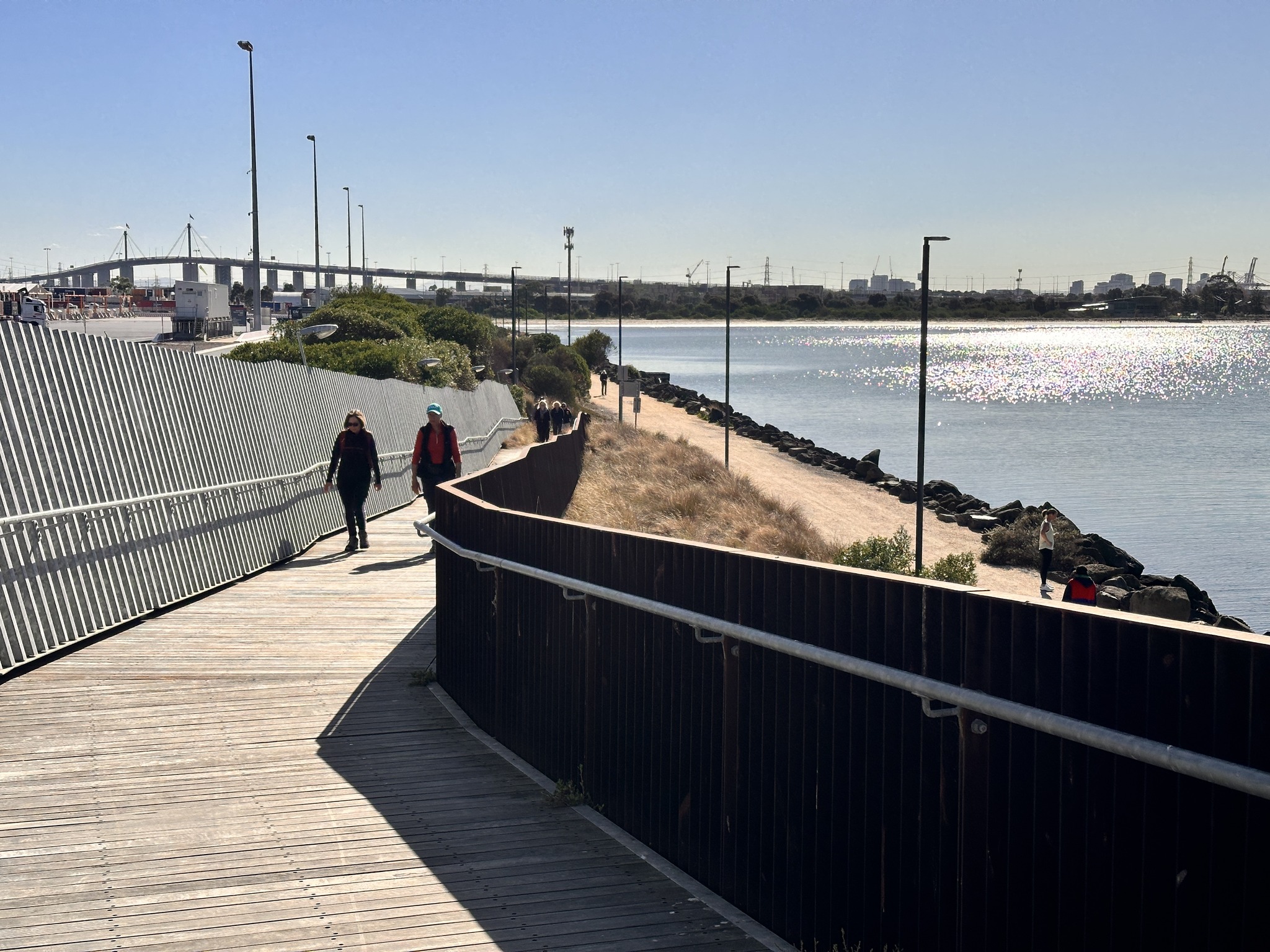 Melbourne - Elevated above the surrounding path the Observation Deck ...