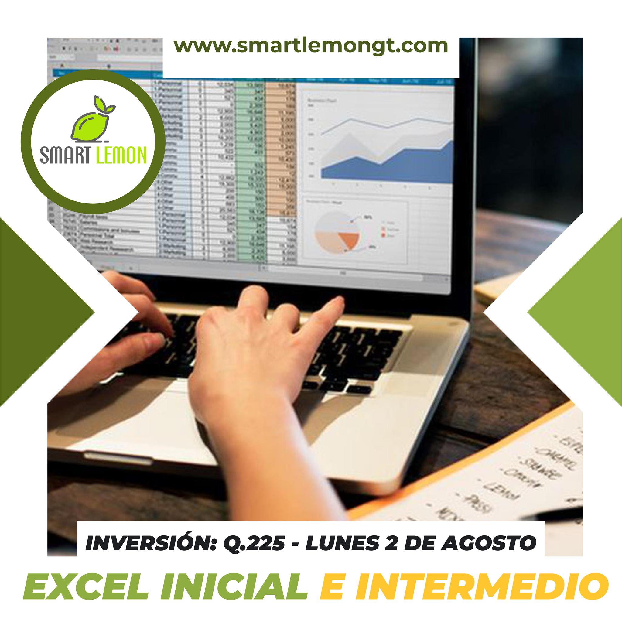 Smart Lemon Gt - 🟢 EXCEL INICIAL O INTERMEDIO 🟢 📝 Crear y...