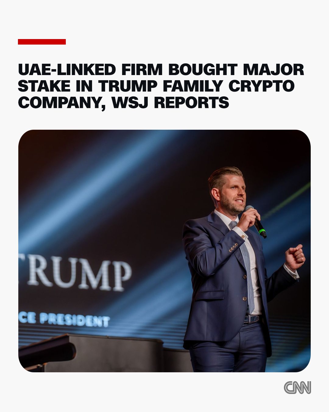 CNN - An investment firm tied to the United Arab Emirates... | Facebook