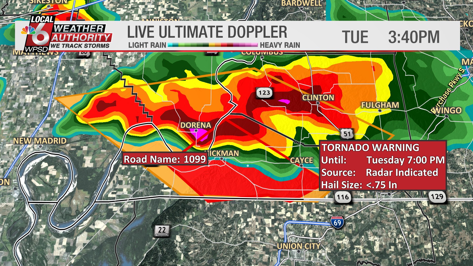 WPSD-TV - TORNADO WARNING: The National Weather Service In Paducah Has ...