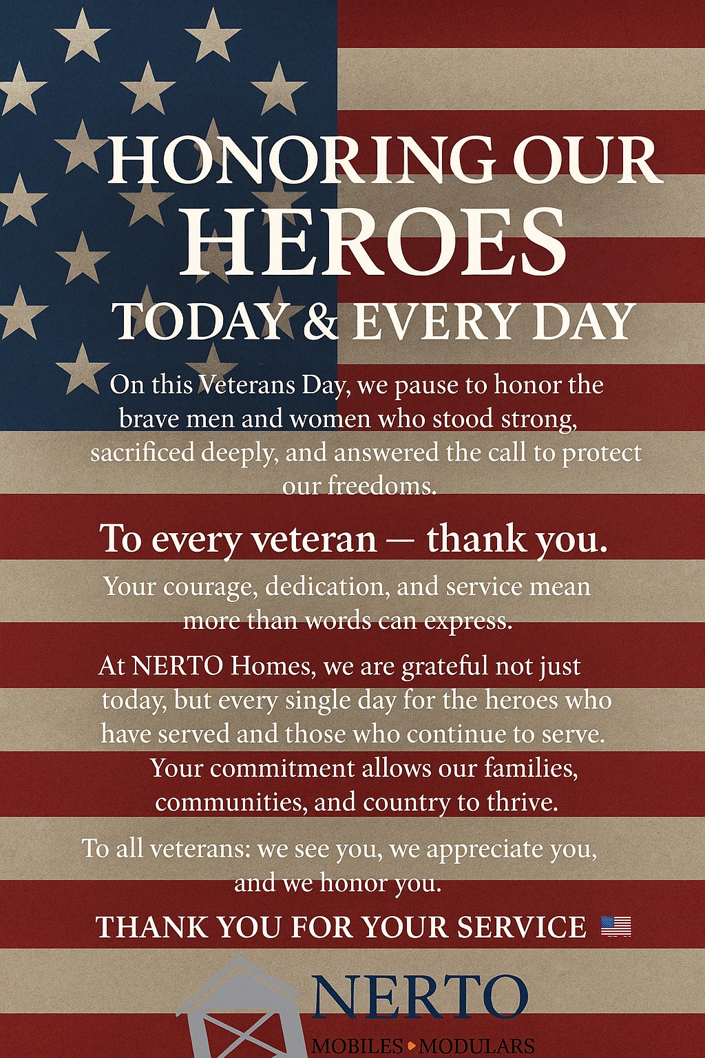 New - Honoring Our Heroes Today & Every Day 🇺🇸 On this Veterans Day, we ...