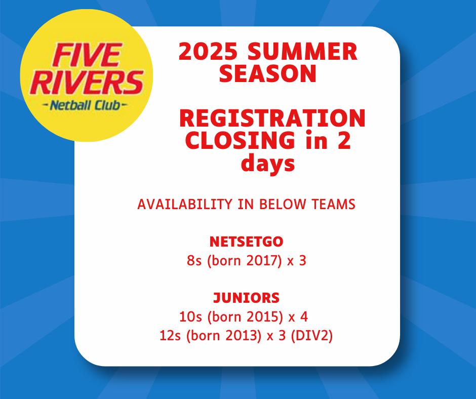 Five Rivers Netball Club Inc. | Mudgeeraba QLD