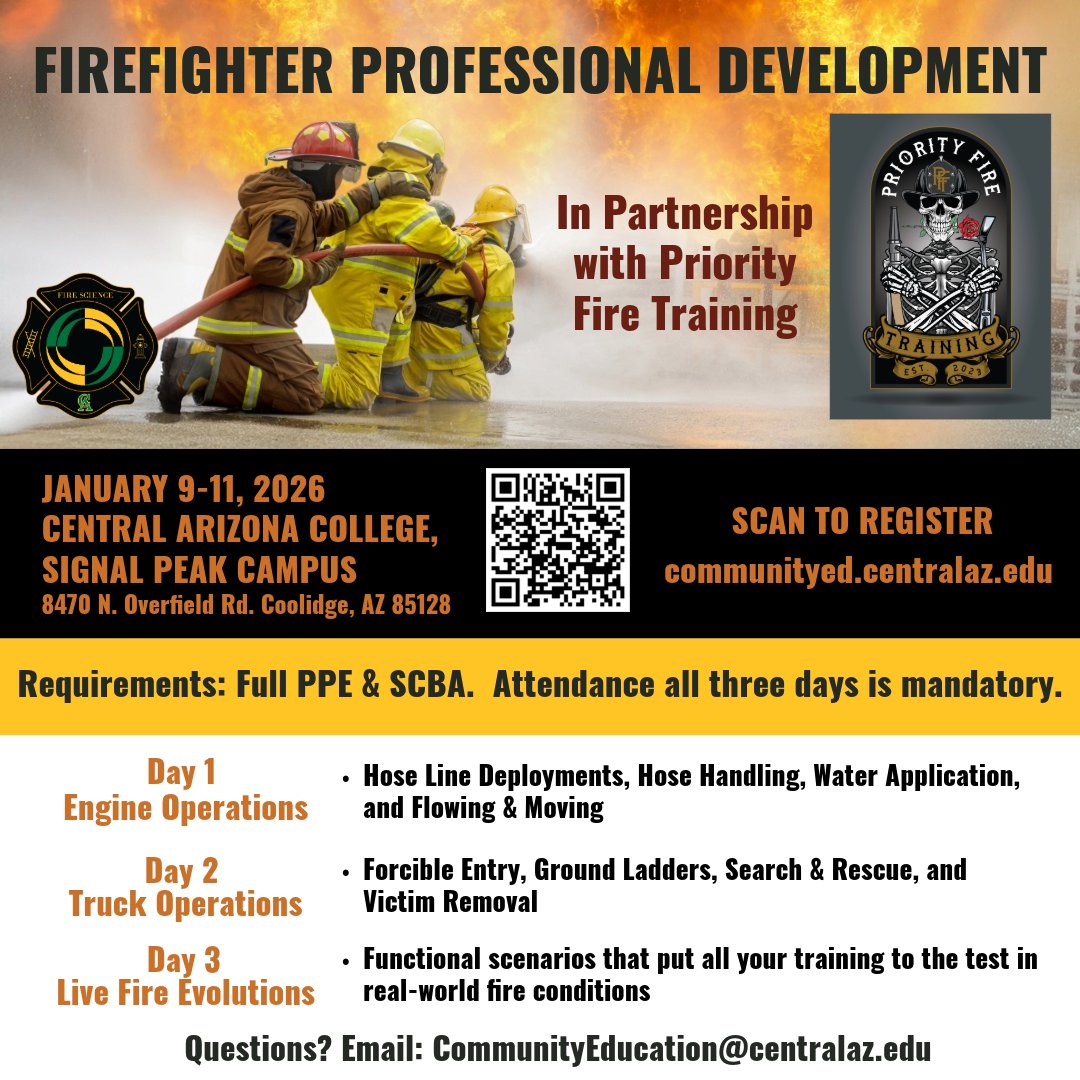 Central - 🔥🔥🔥Firefighter Professional Development Training🔥🔥🔥 We are ...