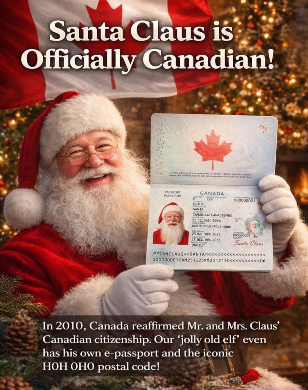Moving - Because Canada asserts sovereignty over the North Pole, Santa ...