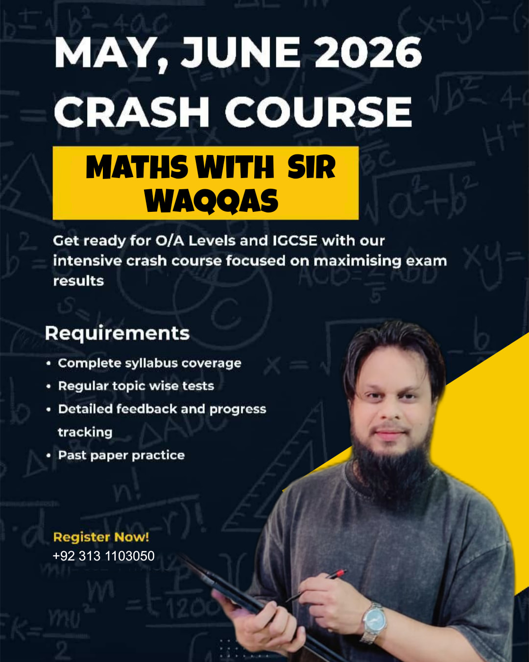 Maths - 🚀 MAY‑JUNE 2026 MATHS CRASH COURSE 🚀 Get ready to smash your O ...