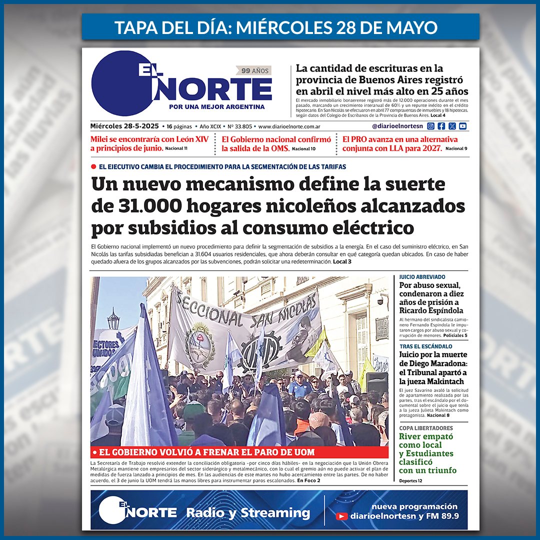 Diario - 📲 Diario EL NORTE miércoles 28 de mayo de 2025 Descarga la ...