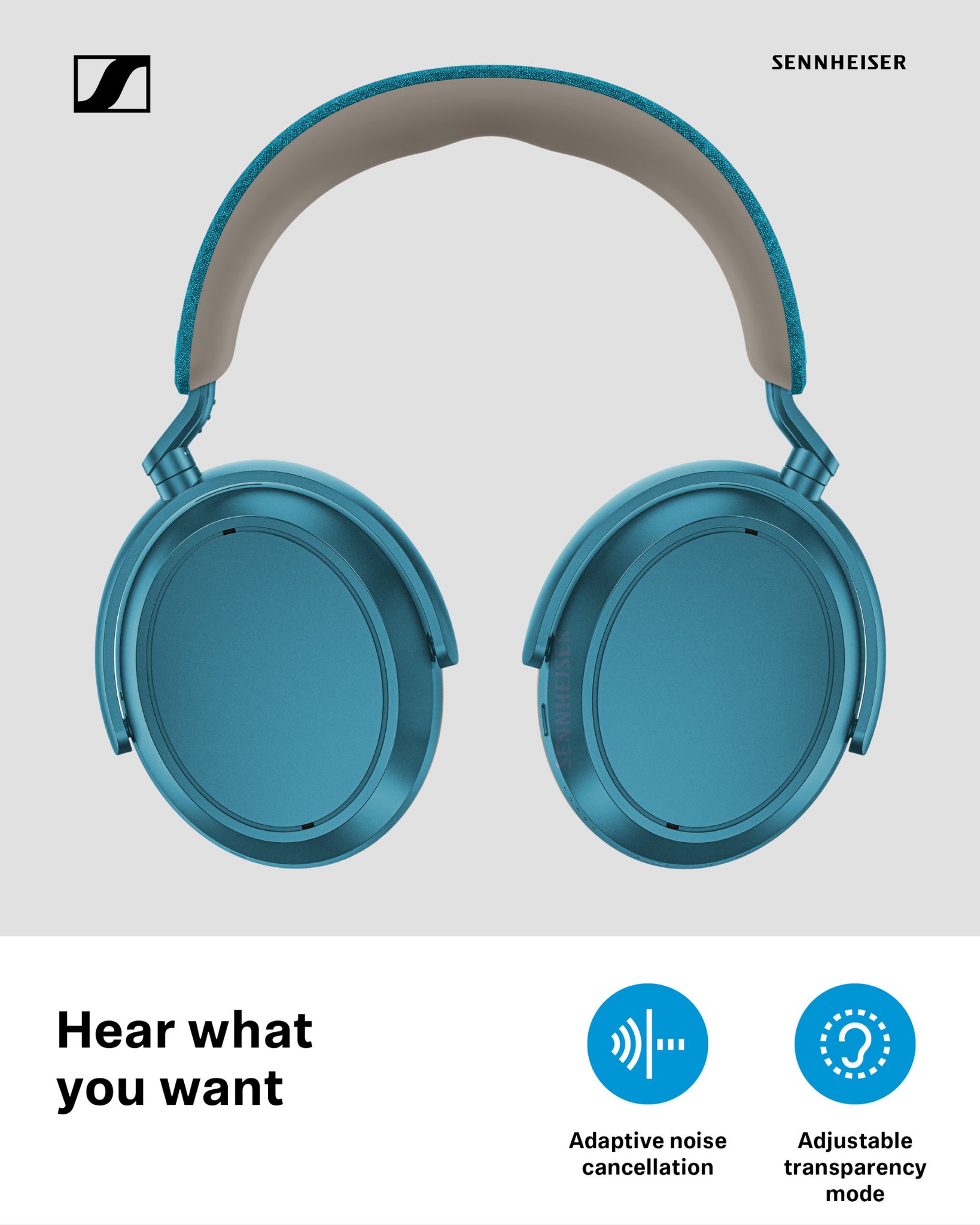 🎶 Introducing our new variant for the MOMENTUM 4 Wireless – Teal