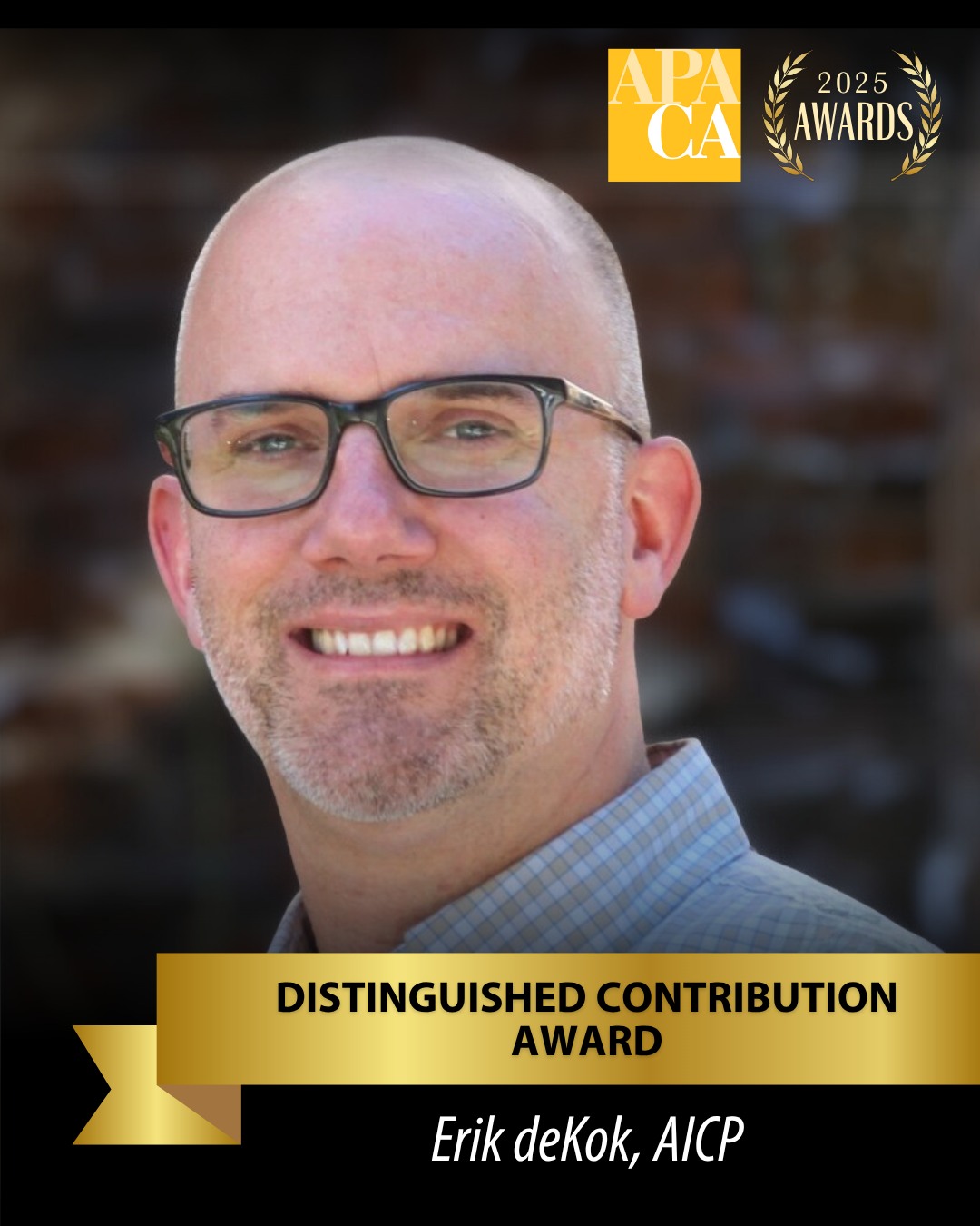 APA - Congratulations to Erik deKok, AICP for receiving the 2025 APA ...
