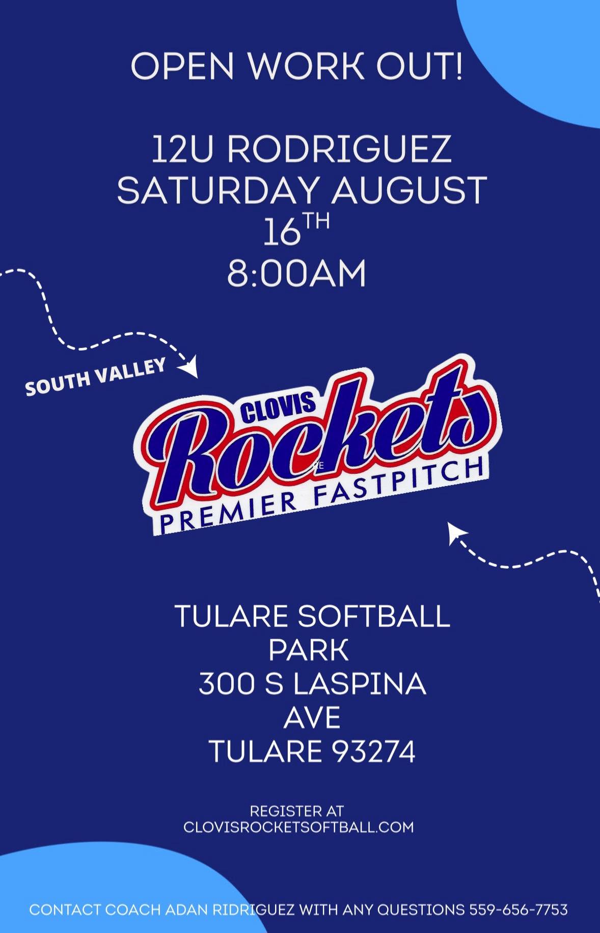 Clovis Rockets Softball