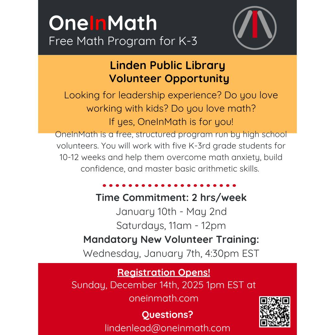 Linden - Attention all high school students! 📚 Are you passionate about ...