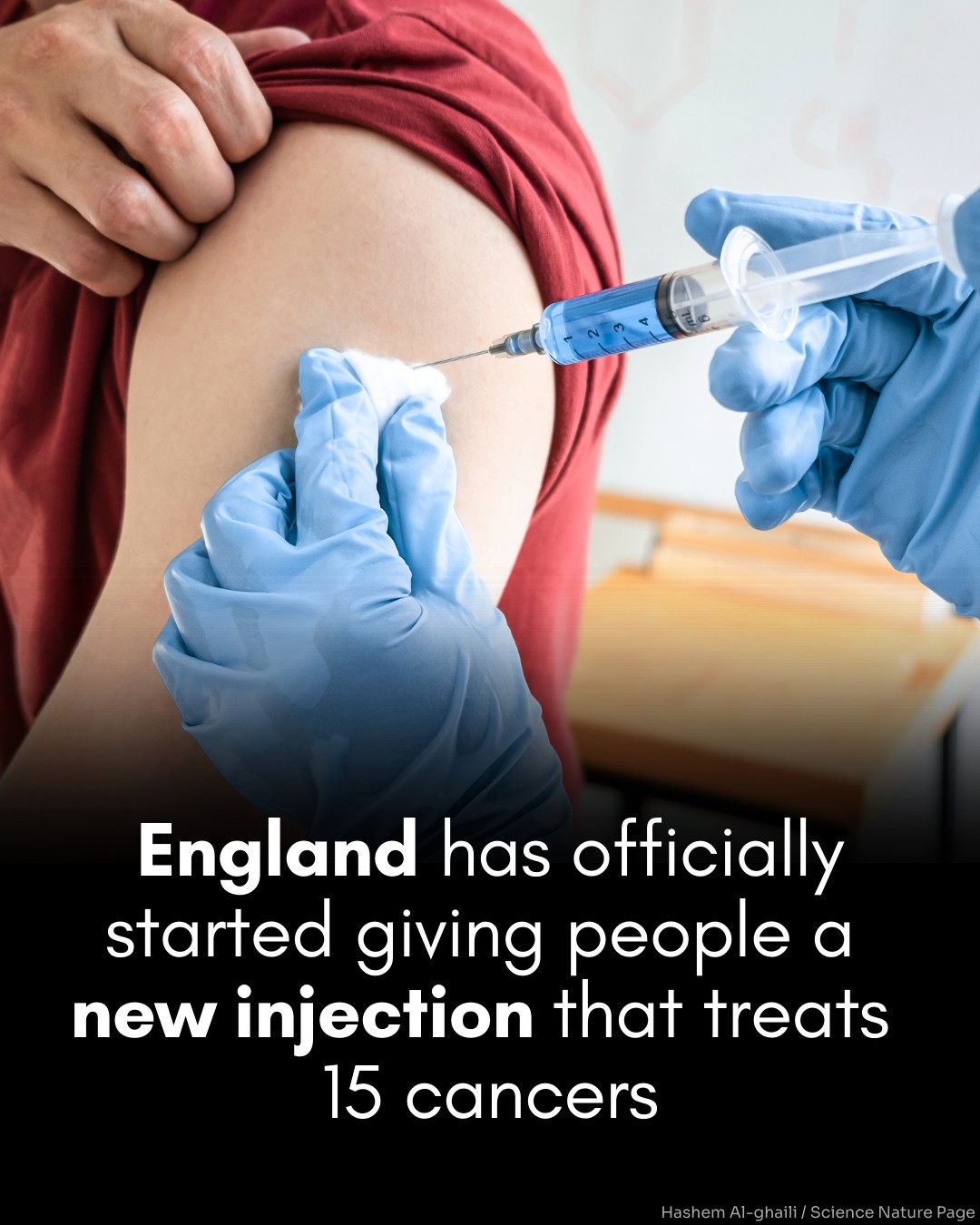 Hashem - A new injection treats 15 cancers in minutes. And England is ...