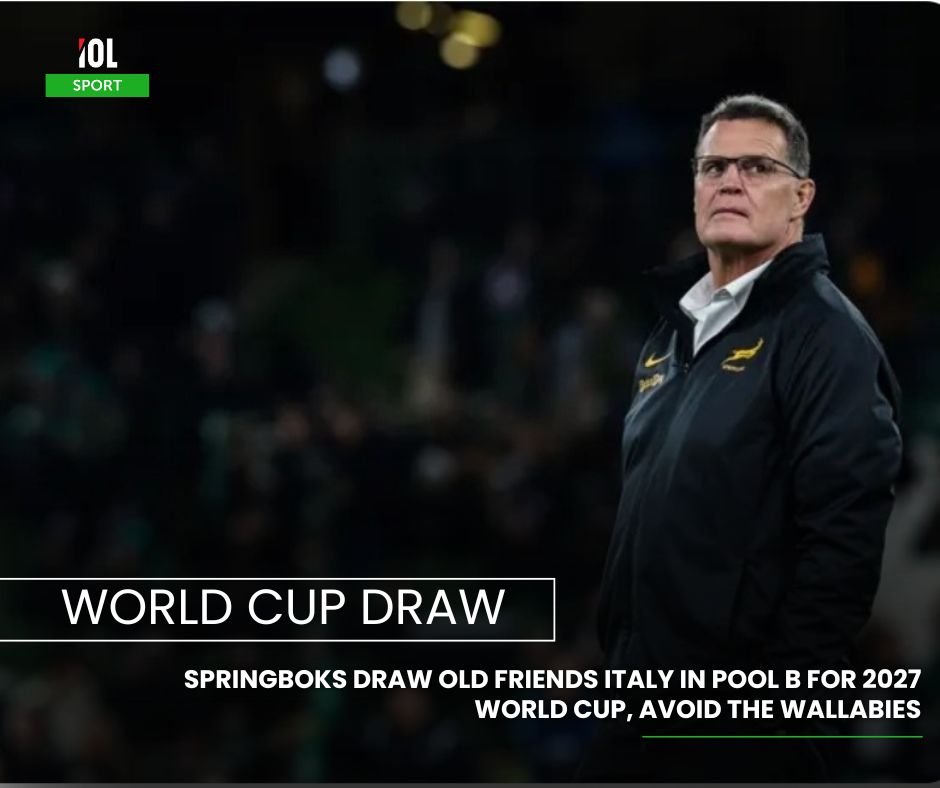 IOL News - The Springboks will contest the 2027 World Cup... | Facebook