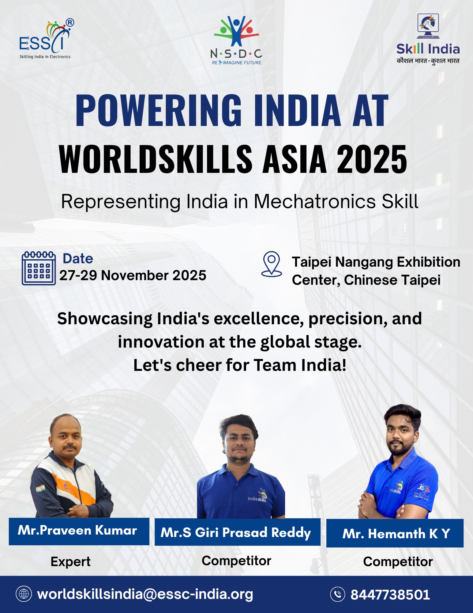 Electronics - India at WorldSkills Asia 2025! We are delighted to ...