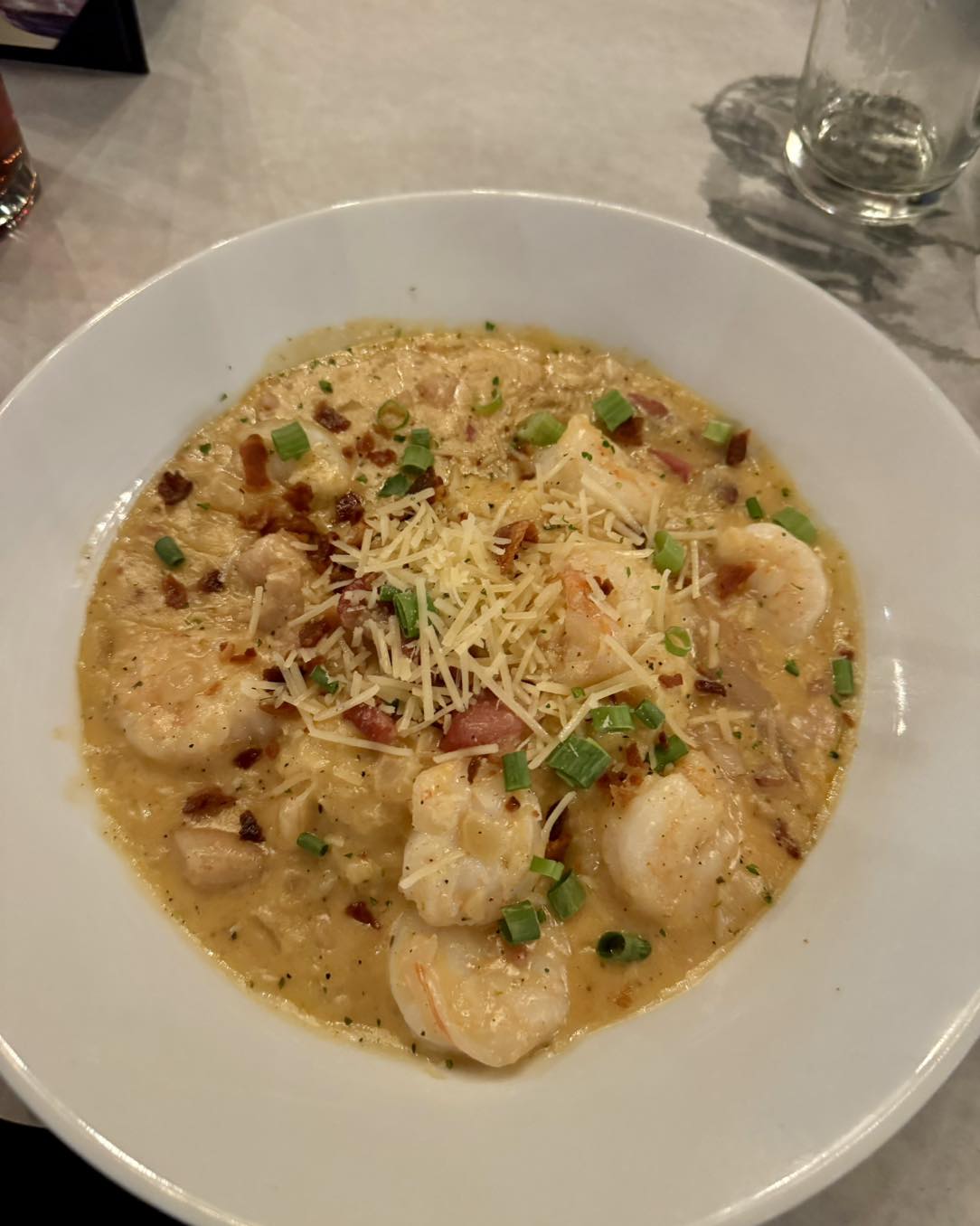 Cullman - I tried Shrimp and Grits at the Half Shell Oyster House ...