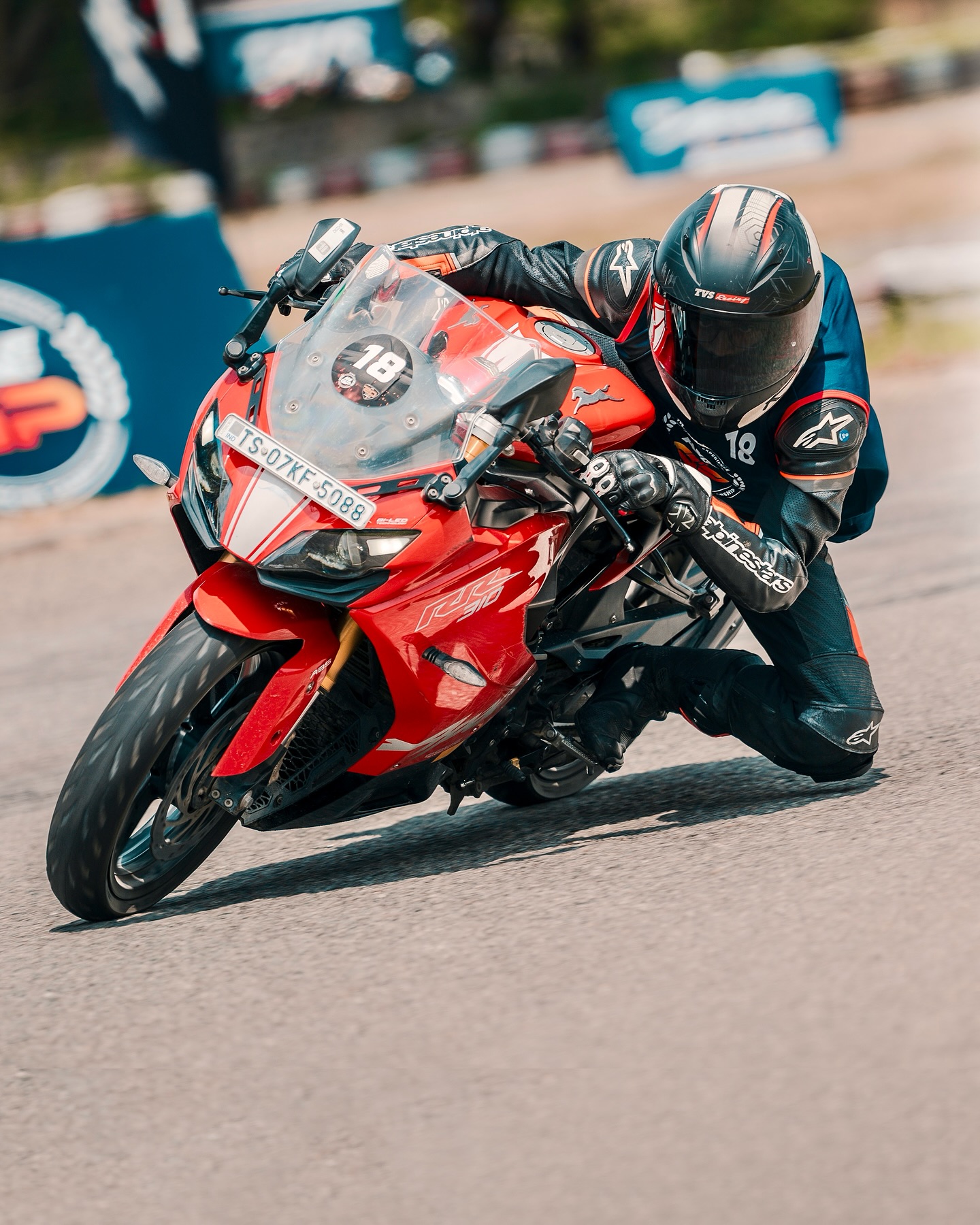 TVS Apache - “Throttle. Grit. Glory. Hyderabad witnessed... | Facebook