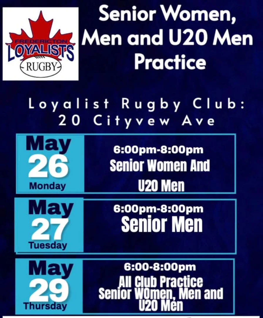 Fredericton Loyalist Rugby Club: Loyal Fans' and Supporters' Page ...