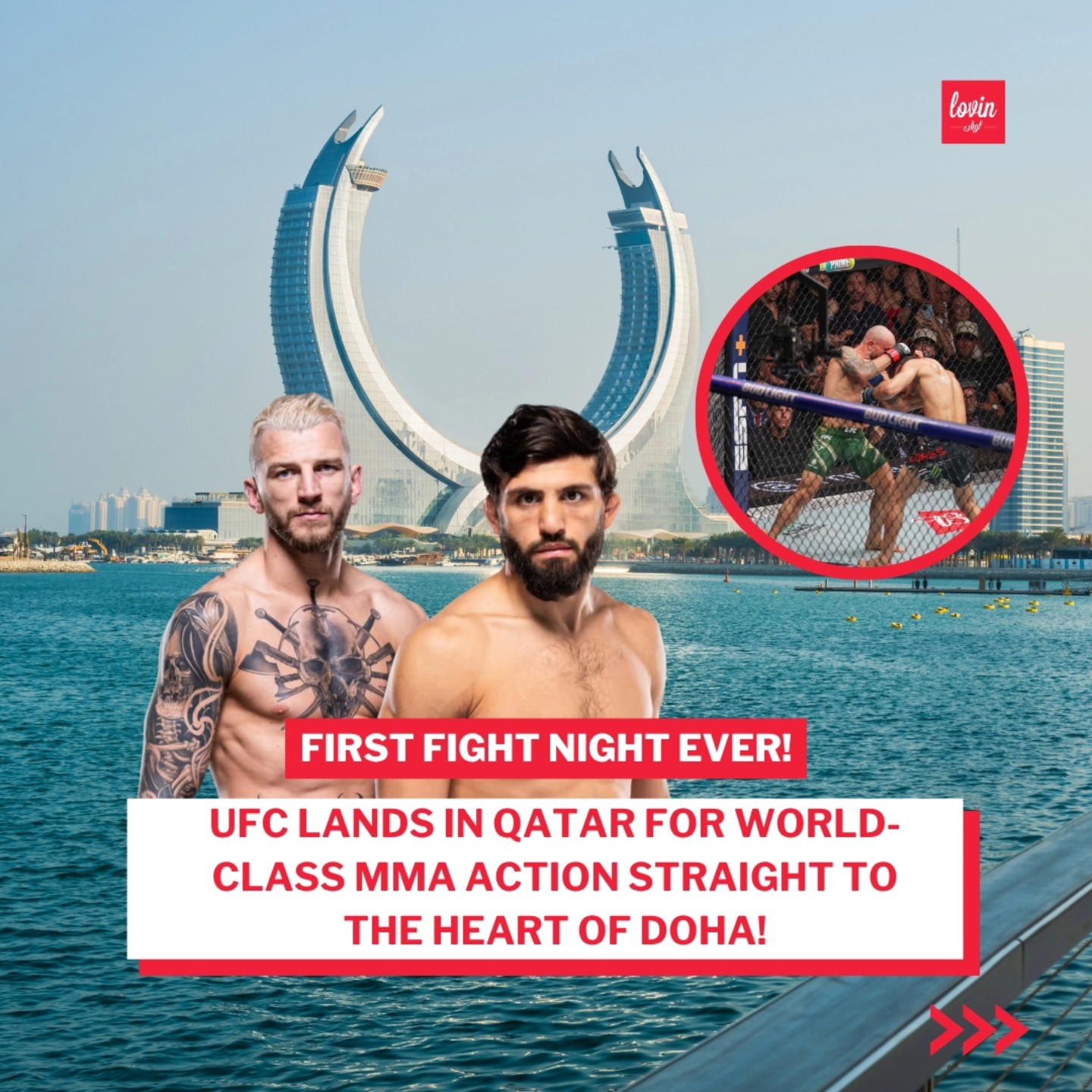 Lovin Doha - UFC is coming to QATAR for the first time!... | Facebook