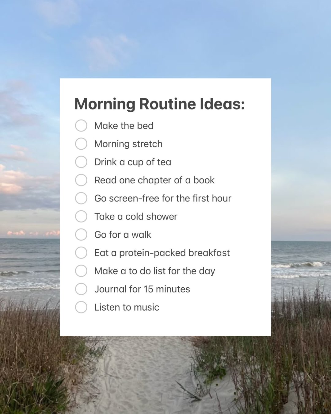 Carolina - Your morning routine is more than just a checklist, it’s the ...