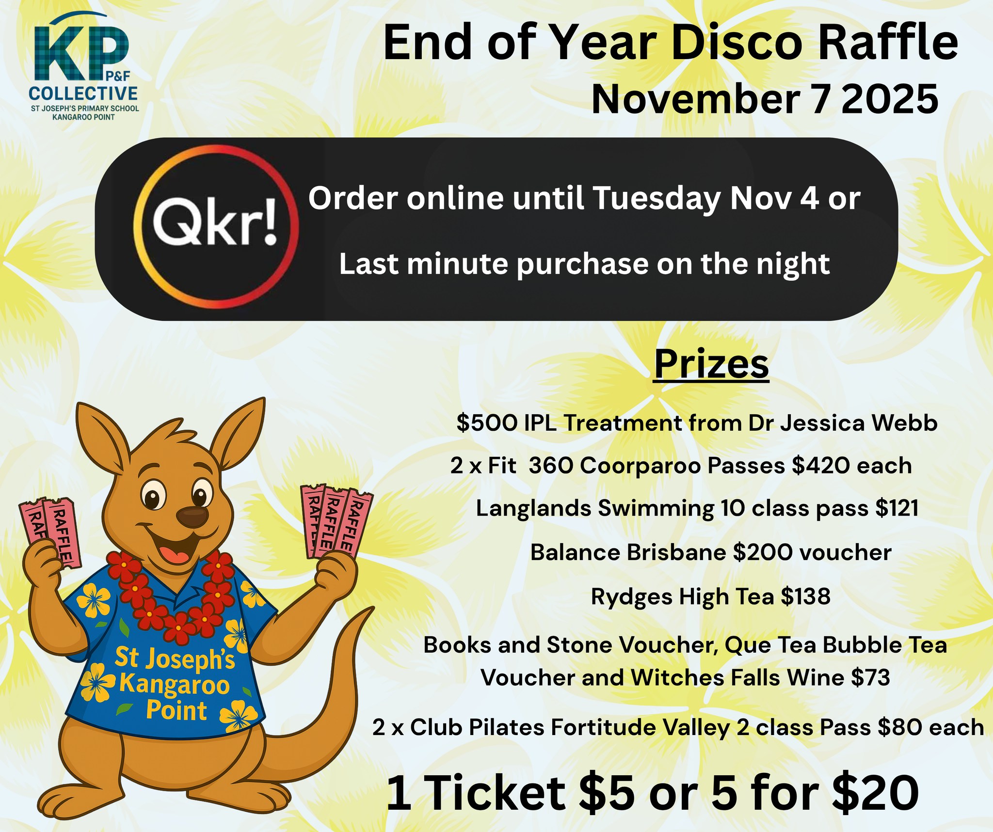St - 🎉 End of Year Disco Raffle is NOW OPEN! 🎉 Tickets are available ...