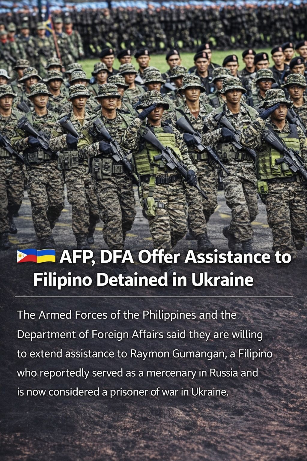 Buhay - 🇵🇭 AFP, DFA Offer Assistance to Filipino Detained in Ukraine ...