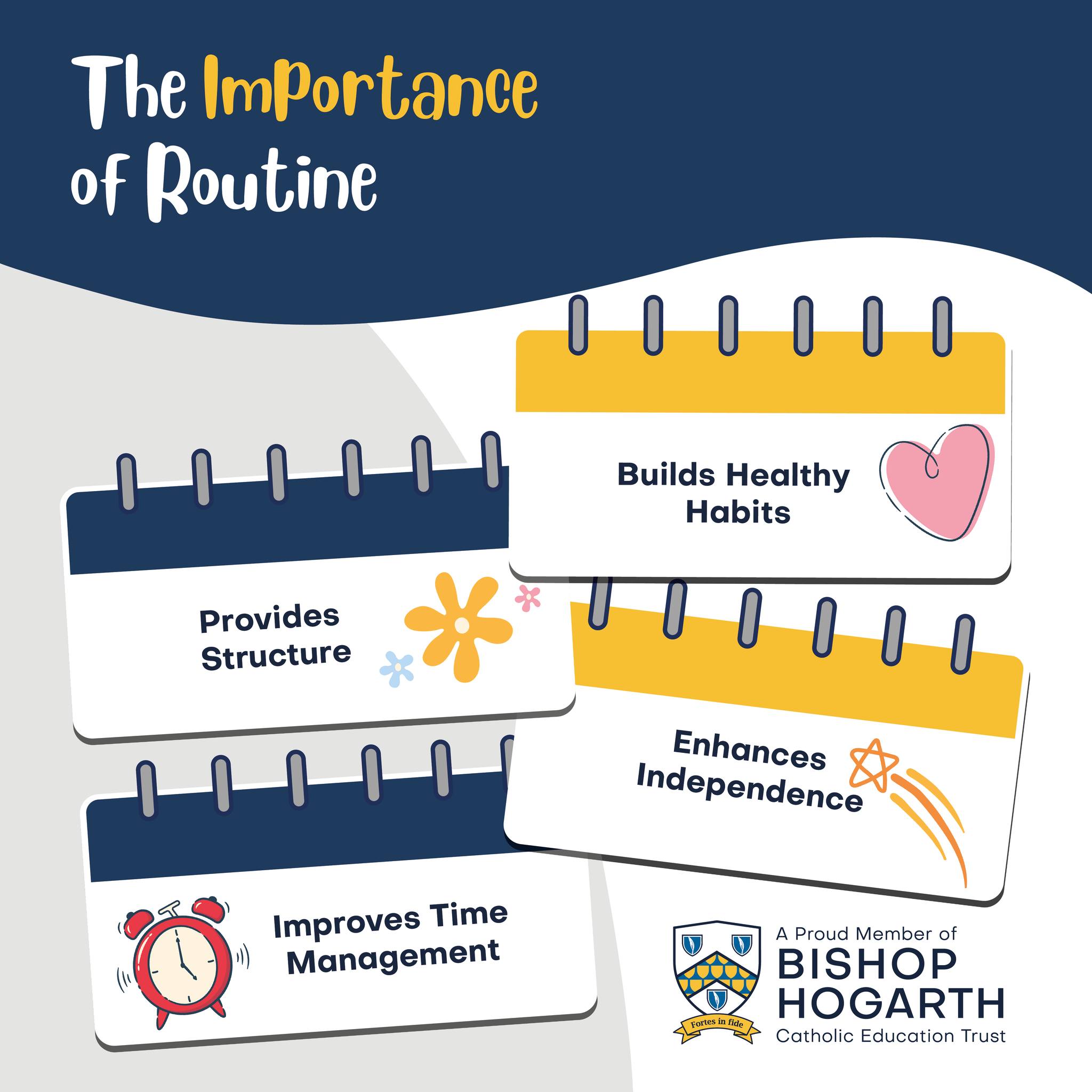 St - 📚 A solid routine = a successful school year! ⏰ Setting a ...