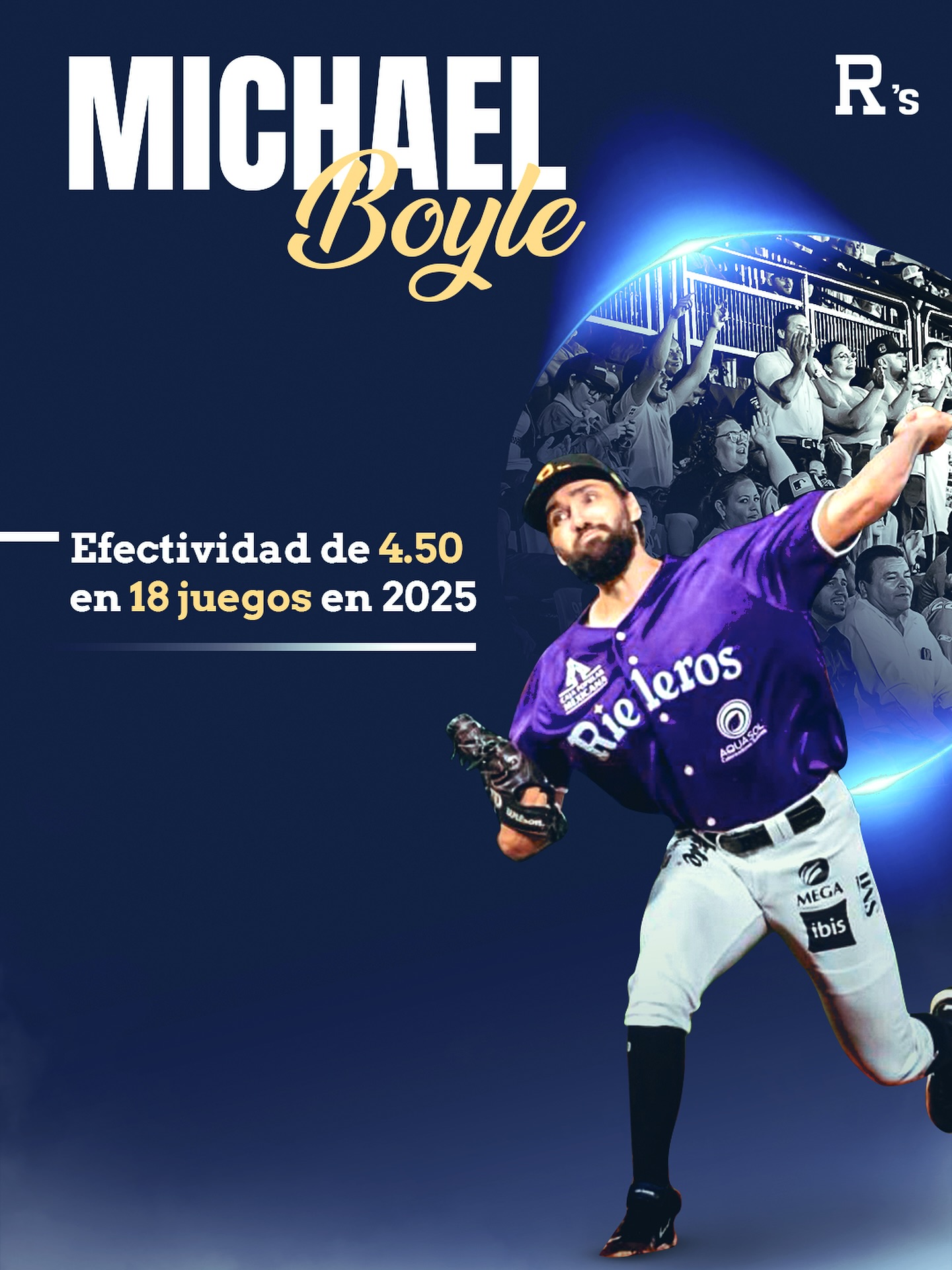⭐️MICHAEL BOYLE ⭐️ En su... - Rieleros De Aguascalientes | Facebook