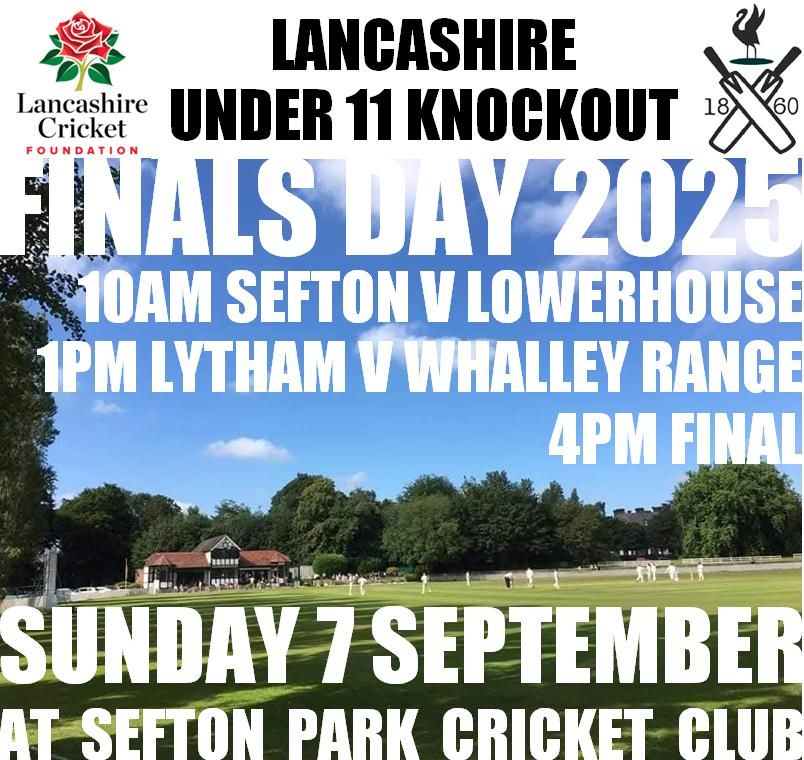 Sefton - Sefton Park CC are delighted to be hosting the 2025 Final Day ...
