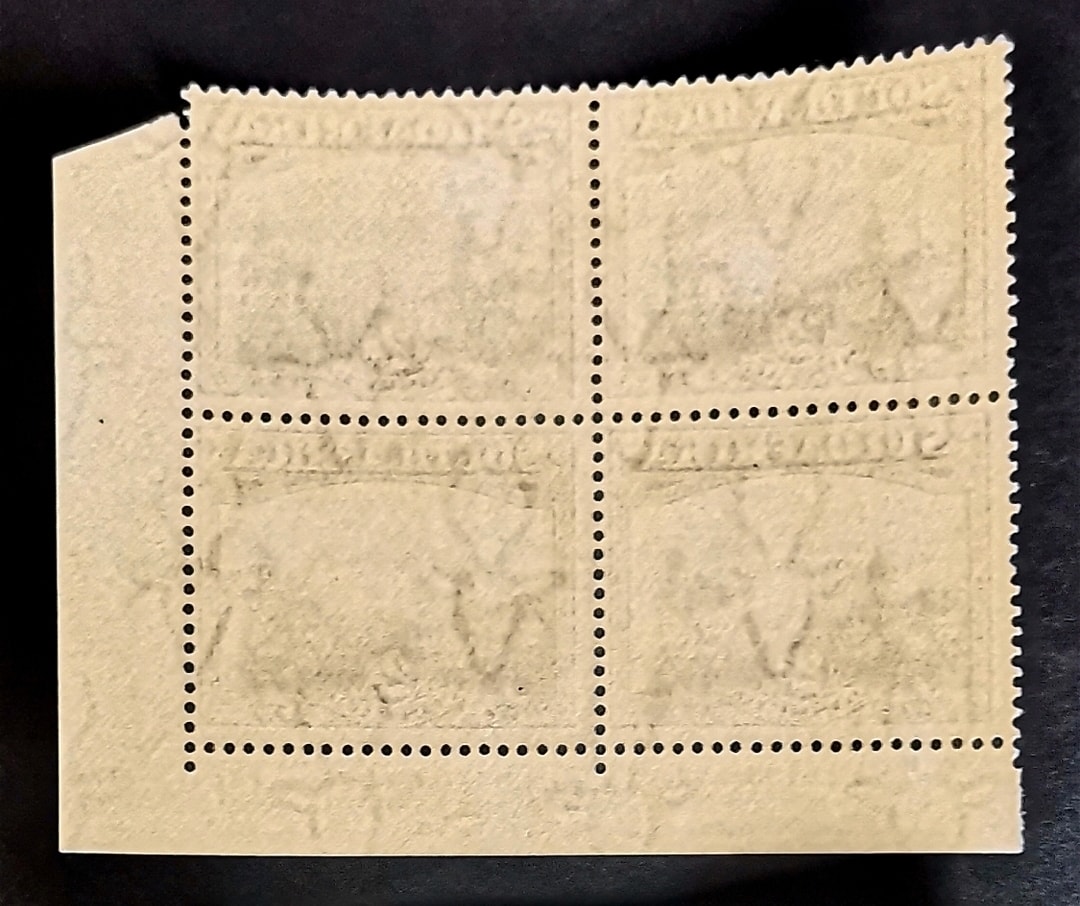 South Africa 1927 stamp variety
