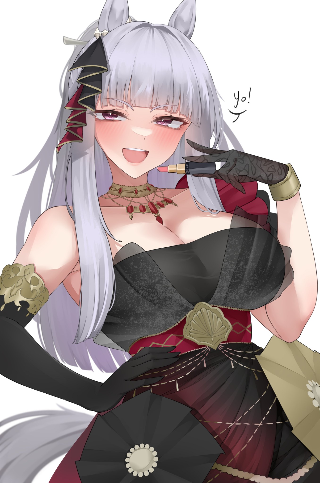 gold ship black dress Artist 0ha@0ha_x ( X ) ღゝ◡╹)ノ♡ #UmaMusume #UmaMusumePrettyDerby #umamusumeEN #UmaMusumeCinderellaGray #umamusumefanart #pixiv #goldshipumamusume #goldship #art Kaiji Senpai Eye-catching Engagement Dresses for Women Sizes:UK 14 organza floor