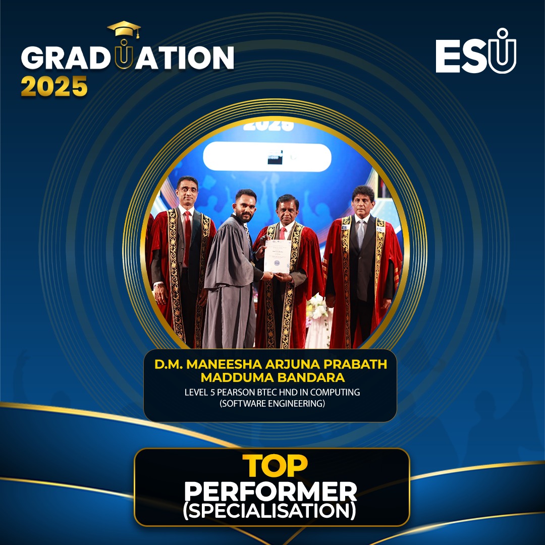 ESU Kandy - 🎉 Congratulations D.M. Maneesha Arjuna Prabath... | Facebook