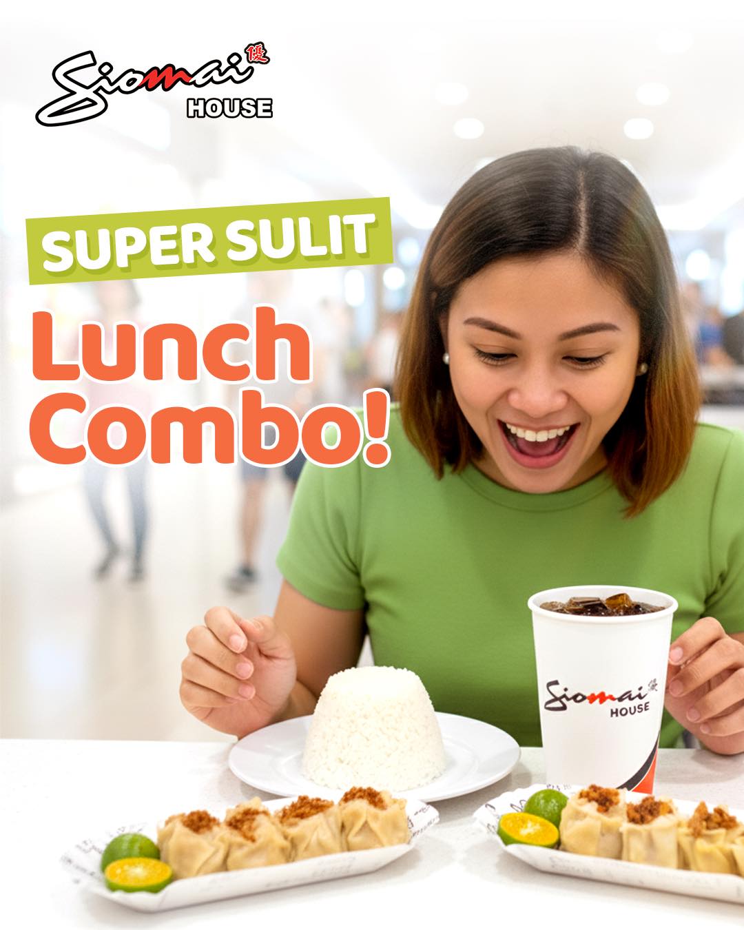 Siomai - Super sulit ang tanghalian with Siomai House’s siomai + rice ...