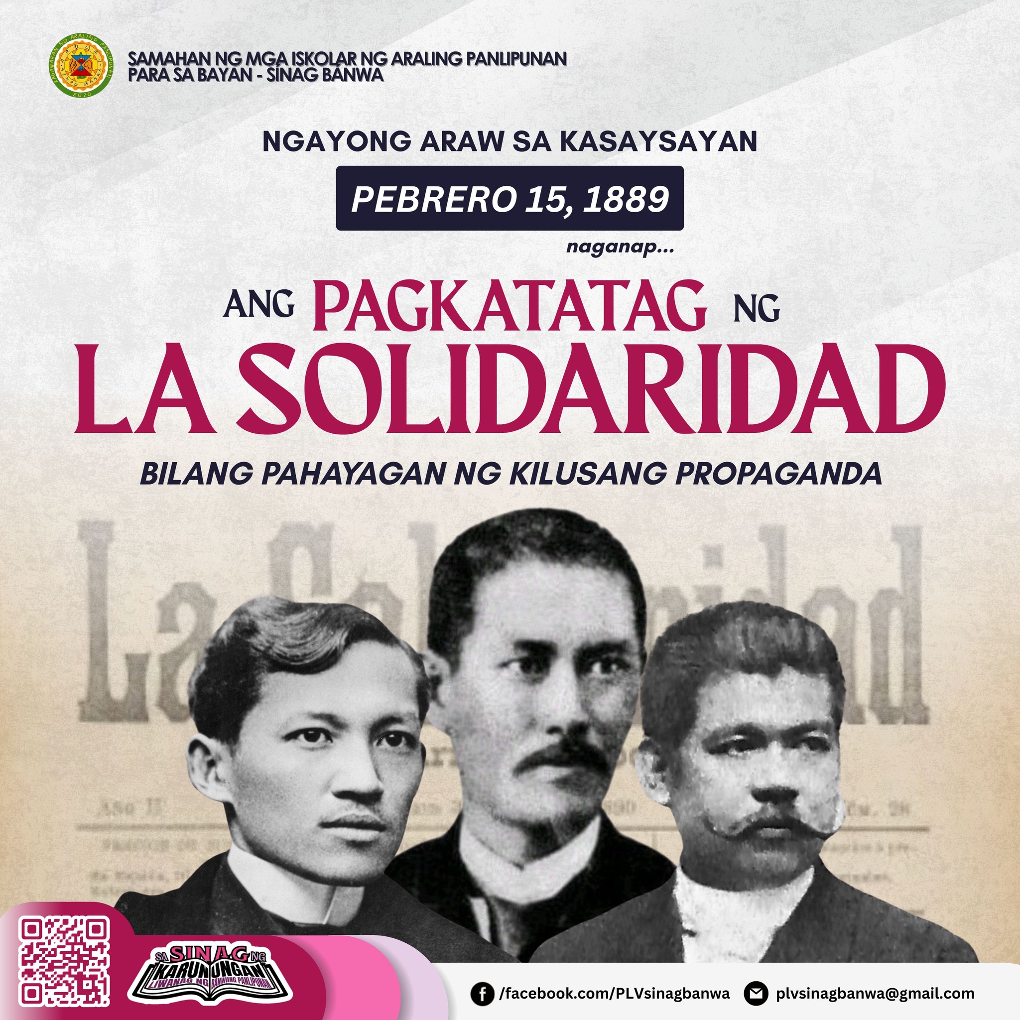 𝐋𝐚 𝐒𝐨𝐥𝐢𝐝𝐚𝐫𝐢𝐝𝐚𝐝: 𝐋𝐚𝐭𝐡𝐚𝐥𝐚 𝐧𝐠 𝐃𝐢𝐠𝐧𝐢𝐝𝐚𝐝 Ang La Solidaridad ay isang ...