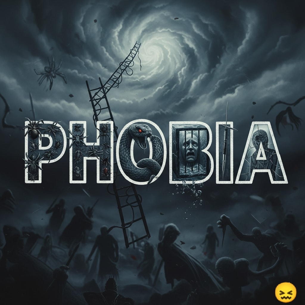 Trivia - 50 TYPES OF PHOBIA 😰 🔹 List of 50 Phobias and Their Meanings📌 ...