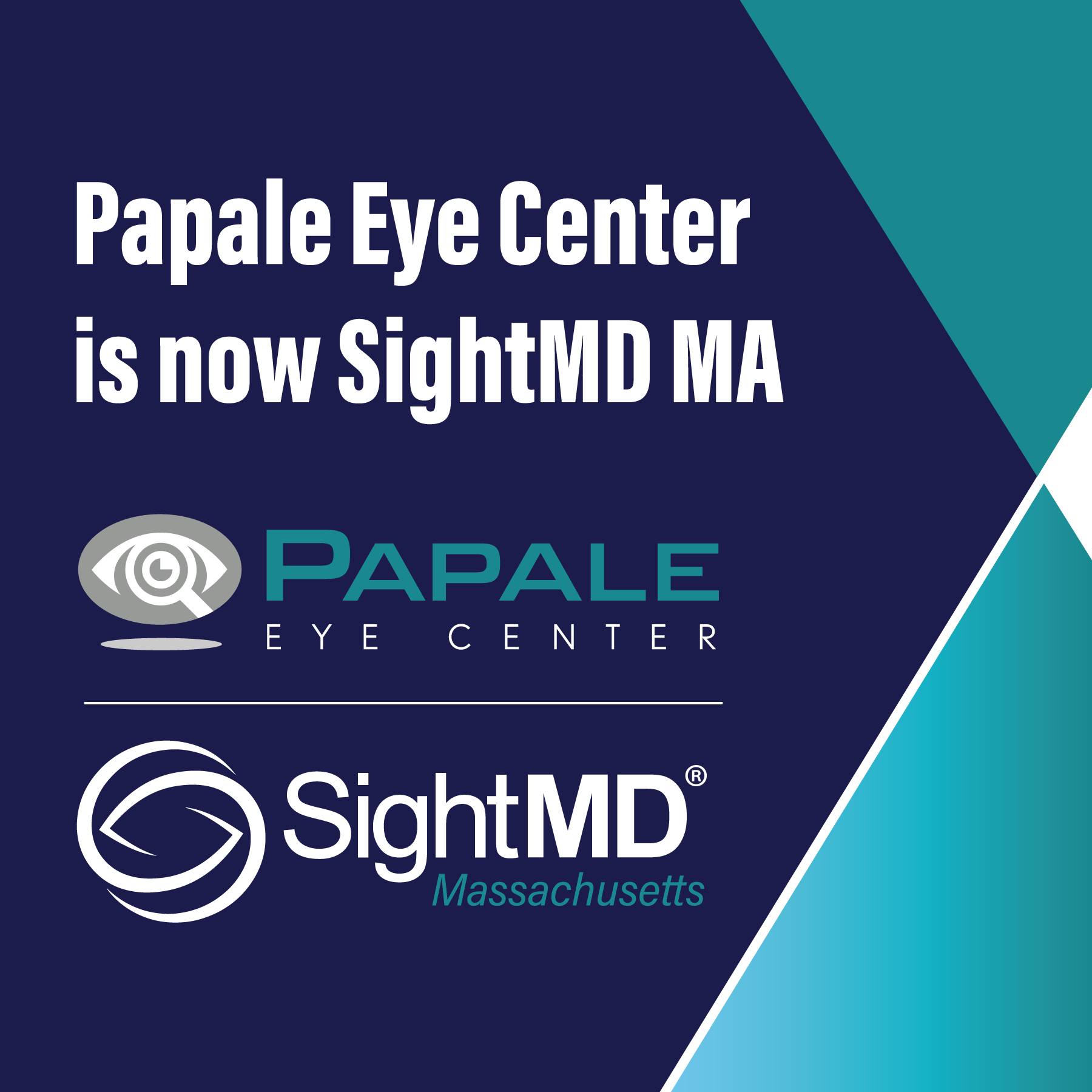 SightMD - 👁 Big News! Papale Eye Center is now SightMD... | Facebook