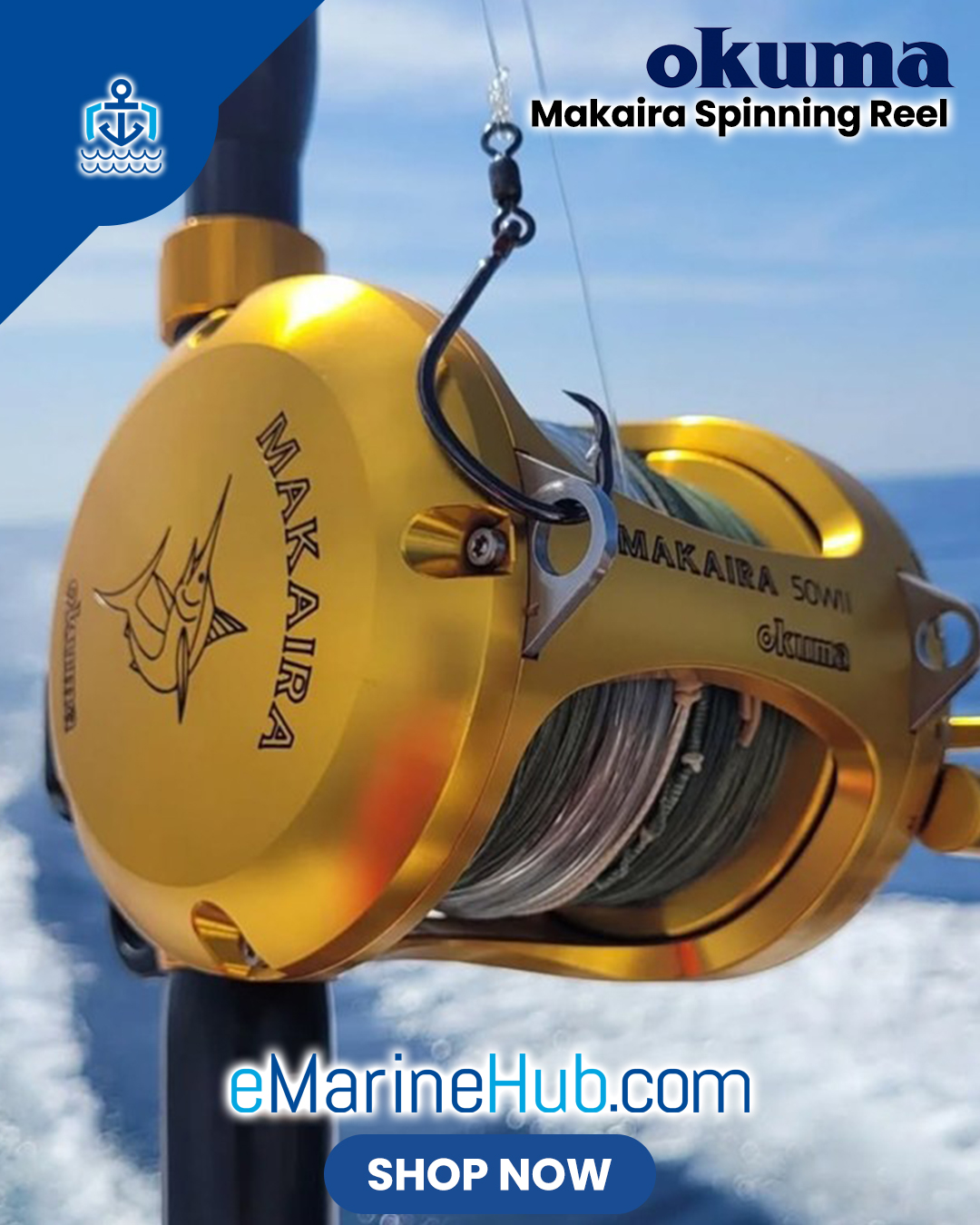 makaira okuma reel MK-20IISEA Two Speed Elite Lever Drag Special Edition Big Game : Fishing Reels : Sports & Outdoors The silver etched yellowfin tuna glistens as bright as the sea on top of the matte black anodized aluminum frame Okuma Makaira Yellowfin Tuna Limited