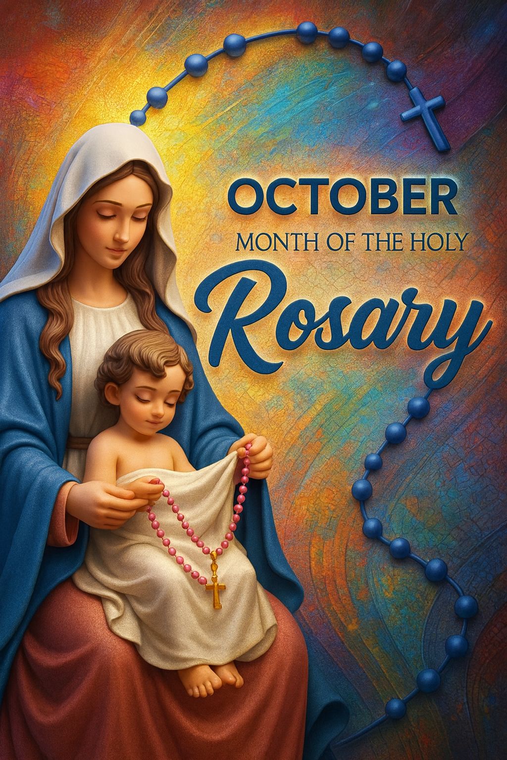 The Divine - October: Month of the Holy Rosary A Time to Walk with Mary ...