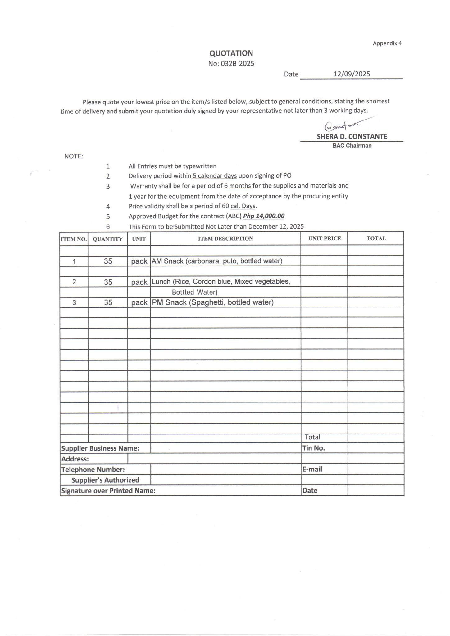 Request For... - DepedTayo Indang NHS-Cavite Province | Facebook