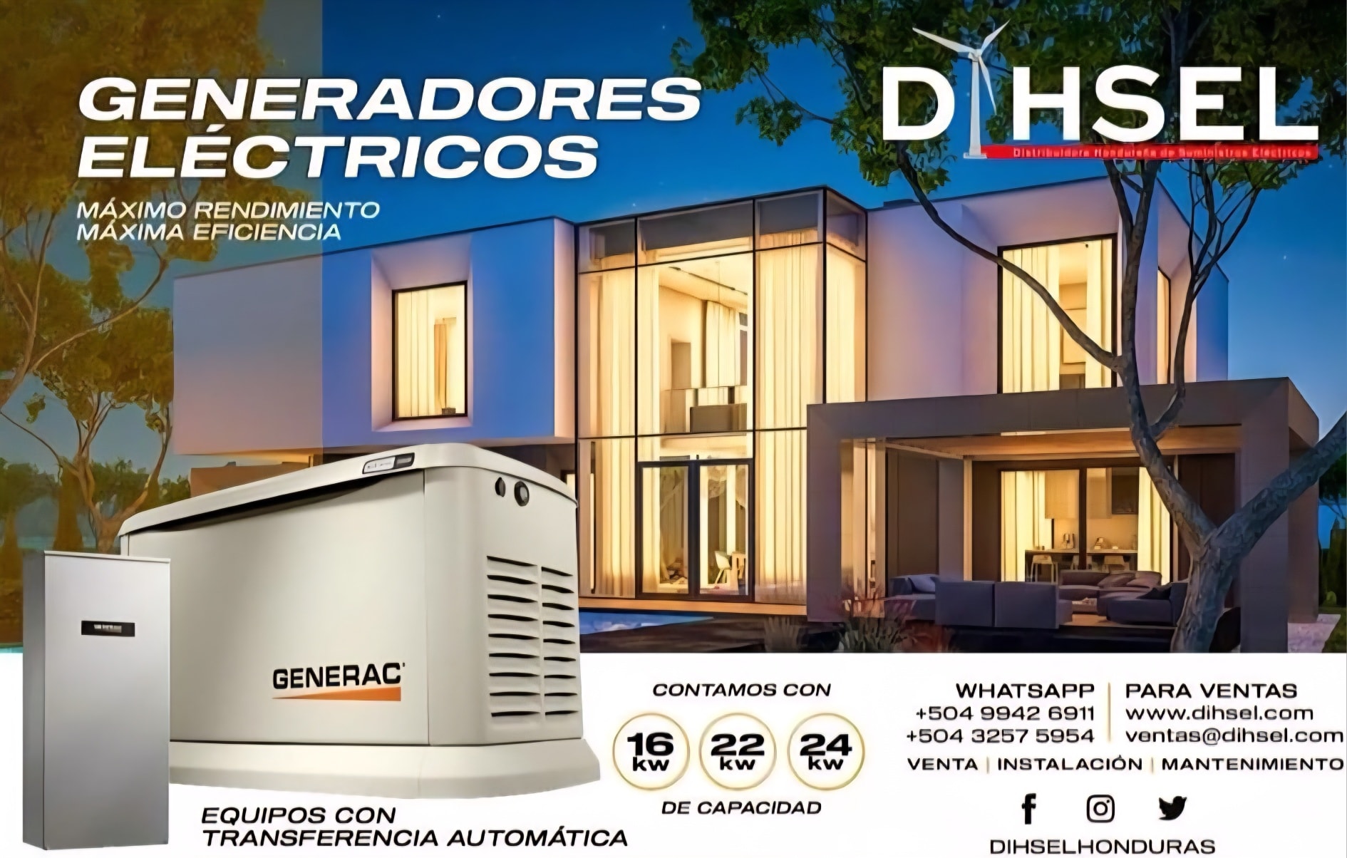 DIHSEL - Generadores Electricos Generac Venta,Instalacion y ...