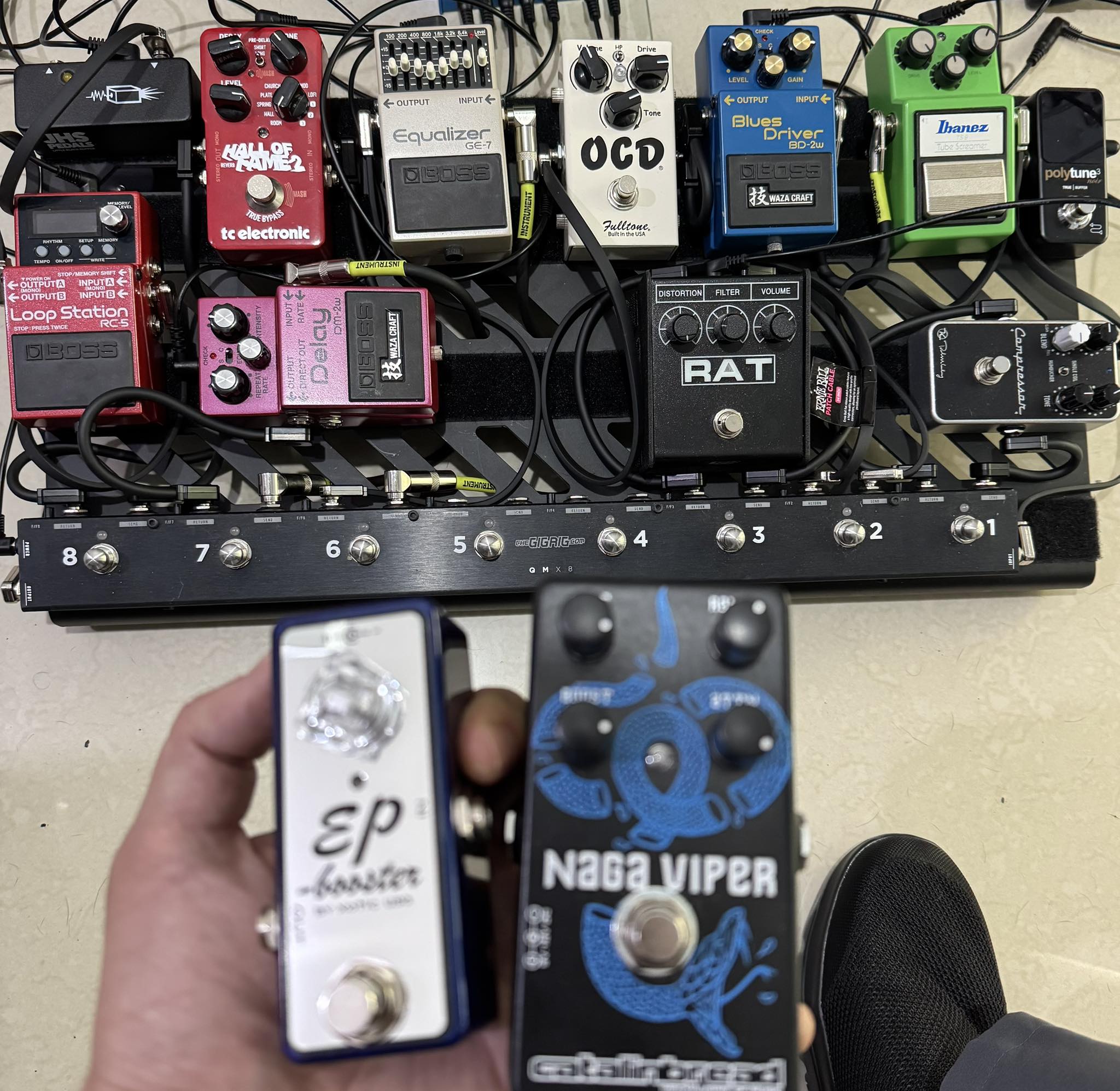 Has anyone paired an EP booster with a RAT?