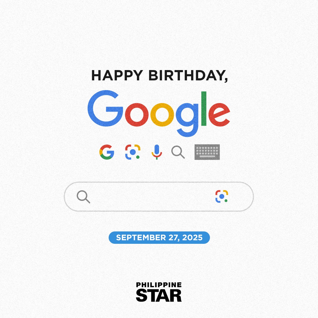Philippine Star - Today, search engine Google was realized... | Facebook